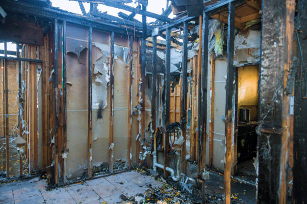 Professional Fire Board Up technician working in Potomac, MD
